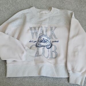 Abercrombie Walk Club Graphic Crewneck Sweatshirt